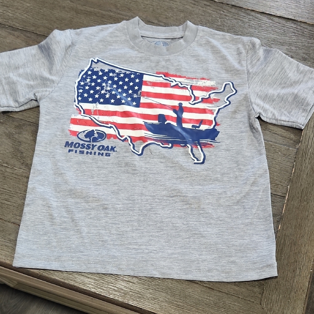 Mossy Oak Gray Kids T-Shirt